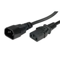 VALUE Kabel zasilający do monitora IEC 0.5m czarny