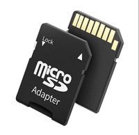 Adapter Przejściówka z MicroSD na SD i microSDHC na SDHC 1szt czarny AK263