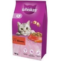 Whiskas Sucha karma dla kotów z pyszną wołowina 14 kg