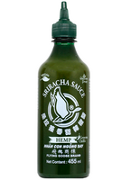 Sos chili Sriracha z zielonego chili i konopii 455ml - Flying Goose