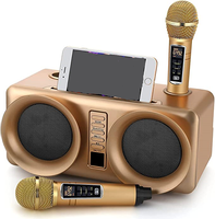 Maszyna Do Karaoke AUX Bluetooth Złoty