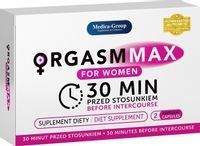 Tabletki na orgazm kobiet wzrost libido szybkie działanie OrgasmMax - 2 kapsułki