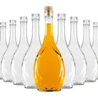 50x BUTELKA ICONA 500 ML NA NALEWKI SOK Z KORKIEM