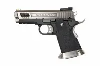 Replika pistoletu Hi-Capa 3.8 Force "Velociraptor" (Full Auto) - srebrna
