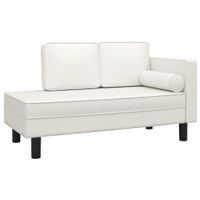 2-osobowa sofa, kremowa, sztuczna skóra