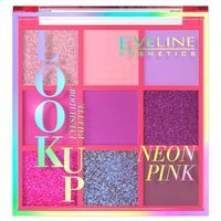 EVELINE_Look Up Neon Pink paleta 9 cieni do powiek 10,8g