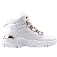 Sneakersy buty zimowe damskie sportowe botki białe 9 Buell 38 Biały