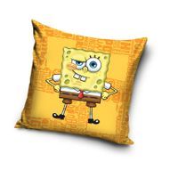 Sponge Bob  POSZEWKA na poduszkę JASIEK 40cm  PIŁKA NOŻNA Velvet SPONGEBOB