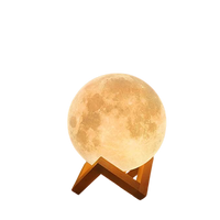 Lampa Nocna 3D Księżycowa Kula Rgb 15 Cm