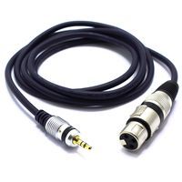 Kabel Mikrofonowy Jack 3,5 Stereo Na Xlr 1,5M