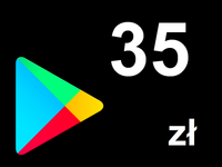 Karta Google Play 35 zł Kod Prepaid Klucz Android