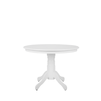 Stół do jadalni okrągły ø 100 cm biały AKRON