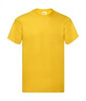 Koszulka robocza t-shirt BHP bluzka z krótkim rękawem uniwersalna złota Fruit of the Loom Original T S