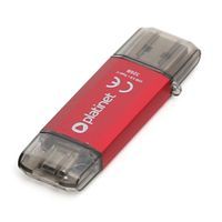 PENDRIVE USB 3.0 + Type-C 32GB RED PLATINET