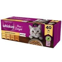 Whiskas Karma dla kotów Pure Delight drobiowe frykasy w galaretce 85 g x 40