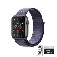 Crong Nylon - Pasek sportowy do Apple Watch 42/44 mm (Midnight Blue)
