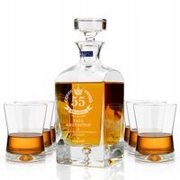 Karafka komplet DO whisky szklanek grawer URODZINY
