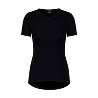 T-shirt damski termiczny wełna MERINO czarny L