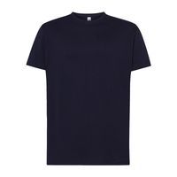 Granatowy T-shirt 170 g z nadrukiem folią Flex L