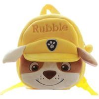 PLECAK PLUSZOWY DZIECIĘCY PSI PATROL RUBBLE żółty