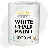 Farba kredowa biała do mebli drewna 1000 ml