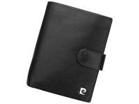 Duży, skórzany portfel męski z systemem RFID — Pierre Cardin