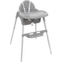 Krzesełko do karmienia Basic grey