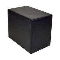 Skrzynia plyometryczna Soft Box UNDERFIT 60 x 50 x 40 cm czarna