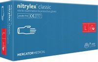 Rękawice nitrylowe nitrylex classic blue L 200 s.