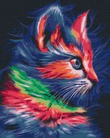 Obraz Malowanie po numerach - Sztuka kota