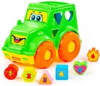 TRAKTOR SORTER KLOCKI KSZTAŁTY FIGURY ZABAWKA EDU 89410
