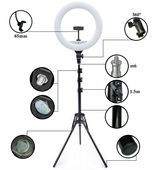 Lampa Pierścieniowa LED 35 cm + Statyw 190cm + Torba + Pilot