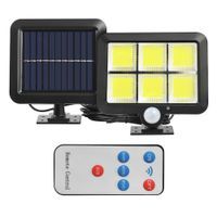 Mocna lampa solarna z czujnikiem ruchu 120 LED + Pilot