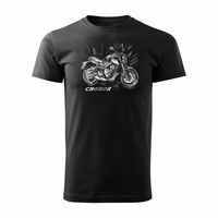 Koszulka z motocyklem na motor Honda CB650R CB 650 R męska czarna REGULAR S