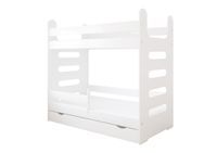 Łóżko piętrowe MATI 180x80 szuflada + materace