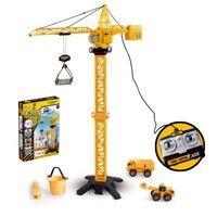 WOOPIE Dźwig Żuraw Zdaline Sterowany 103 cm R/C Ciężarówka Koparka  + 4 Akc.