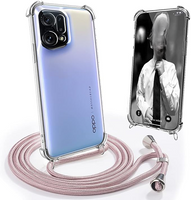 Etui Case Obudowa Oppo Find X5 Przezroczyste Sznurek
