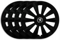 KOŁPAKI 14'' PEUGEOT - 107 206 306 405 CZARNE DLC