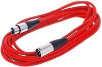 Kabel przewód mikrofonowy XLR XLR 6 m czerwony