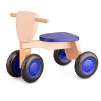 rower równowagi Road Star4 koła 50 cm drewniany niebieski