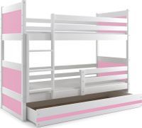 Łóżko piętrowe dziecięce RICO dla dzieci 190x80 + MATERAC + SZUFLADA
