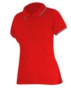 Koszulka polo damska 190g/m2, czerwona, "m", ce, lahti