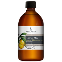 Afrodita Massage Oil Citrus Mix Naturalny Olejek Do Masażu