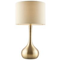 Lampa stołowa ściemnialna Piccadilly 61191 Endon do czytania mosiądz