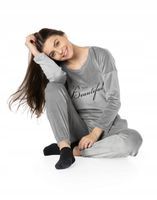 Komplet Dresowy Dres z Weluru Damski 2w1 3701-2 XL