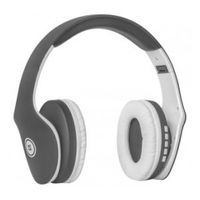 Słuchawki z mikrofonem Defender FREEMOTION B525 bezprzewodowe Bluetooth + MP3 Player szaro-białe