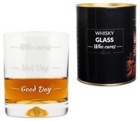 Szklanka do Whisky "Who Cares" - Prezent na Urodziny