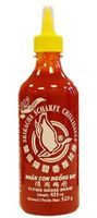 Sos chili Sriracha z imbirem, ostry (55% chili) 455ml - Flying Goose