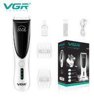 VGR V-232 profesjonalna elektryczna maszynka do strzyżenia zwierząt bezprzewodowy akumulator sierść zwierzęca Pet trymery ścinanie włosów maszyna do golenia