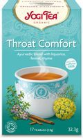 Herbatka na gardło throat comfort bio 17 x 1,9 g 32,3 g - yogi tea